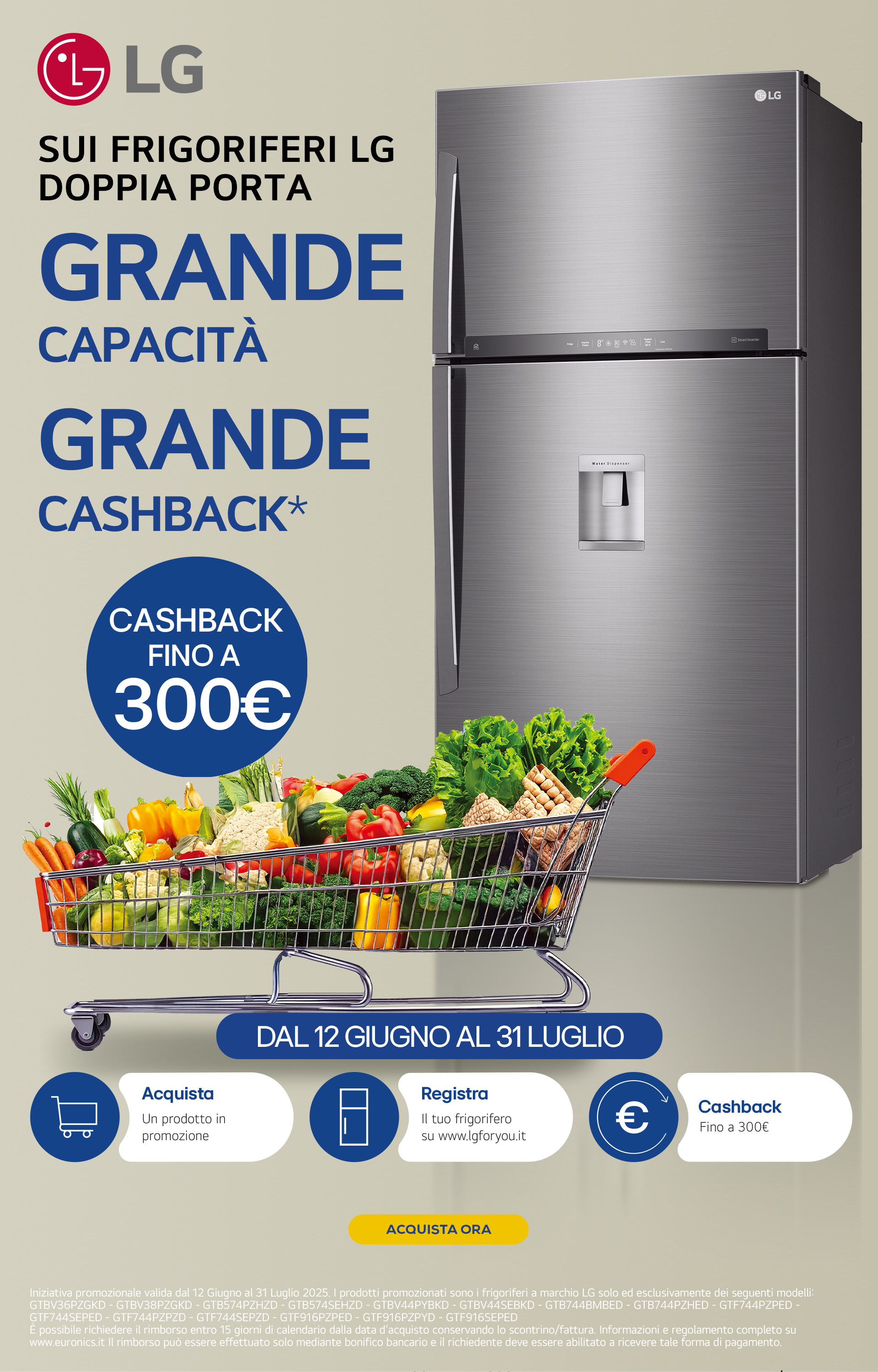 Cashback fino a 500€